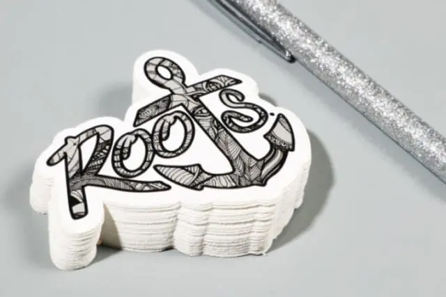 Die cut vinyl stickers