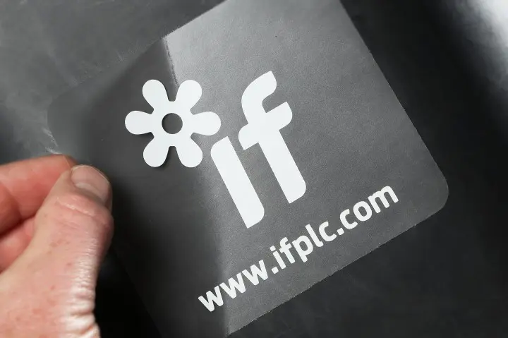 custom printed clear vinyl stickers