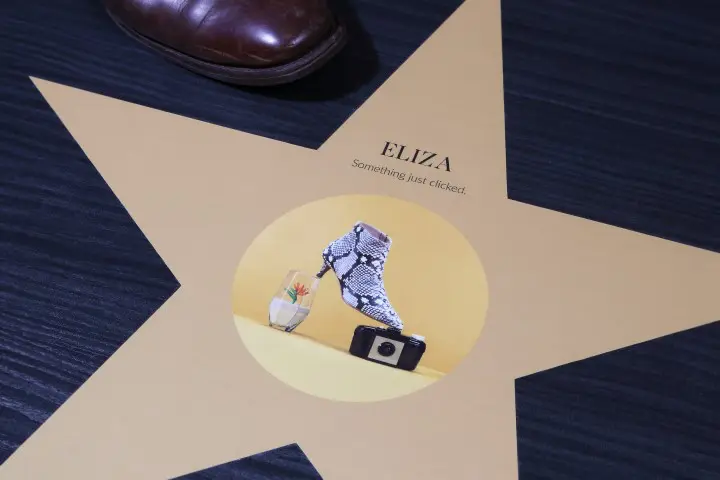 star vinyl floor sticker