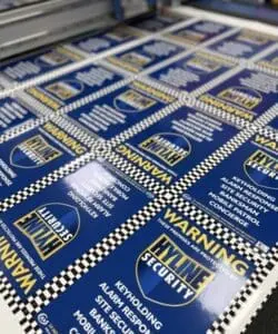 custom printed security labels