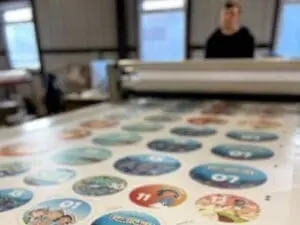 printed sticker sheet