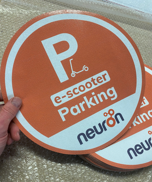 Outdoor floor stickers