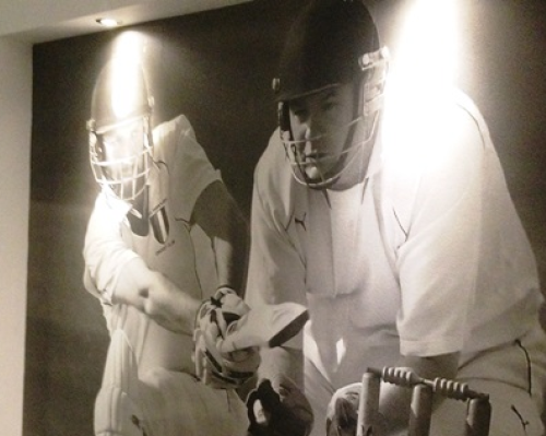 Indoor wall stickers of sportsmen