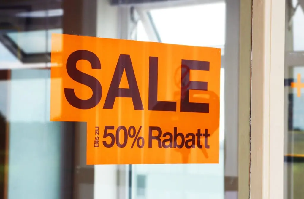 Vinyl stickers for glass doors