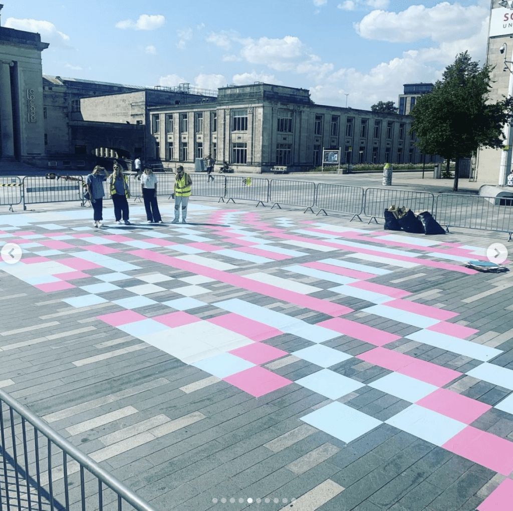 giant vinyl floor stickers