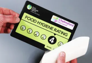 food hygiene window stickers