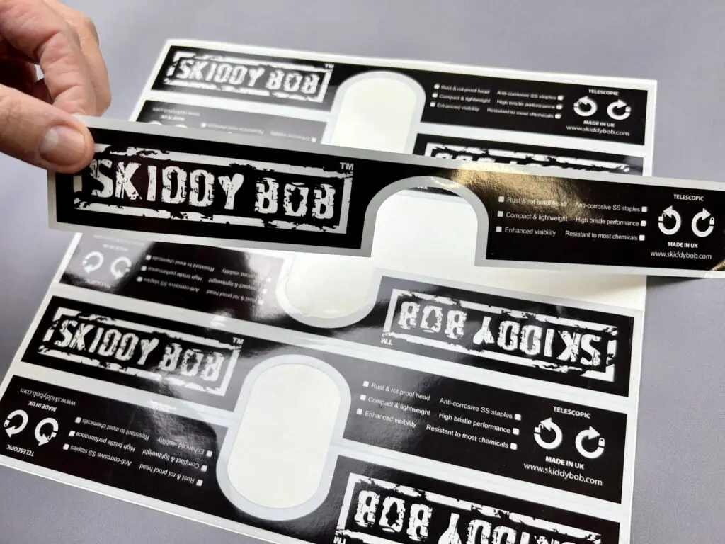 Reflective stickers custom printed