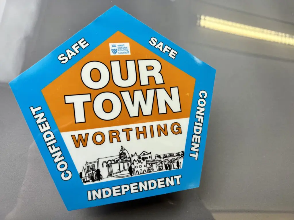 Custom printed window sticker