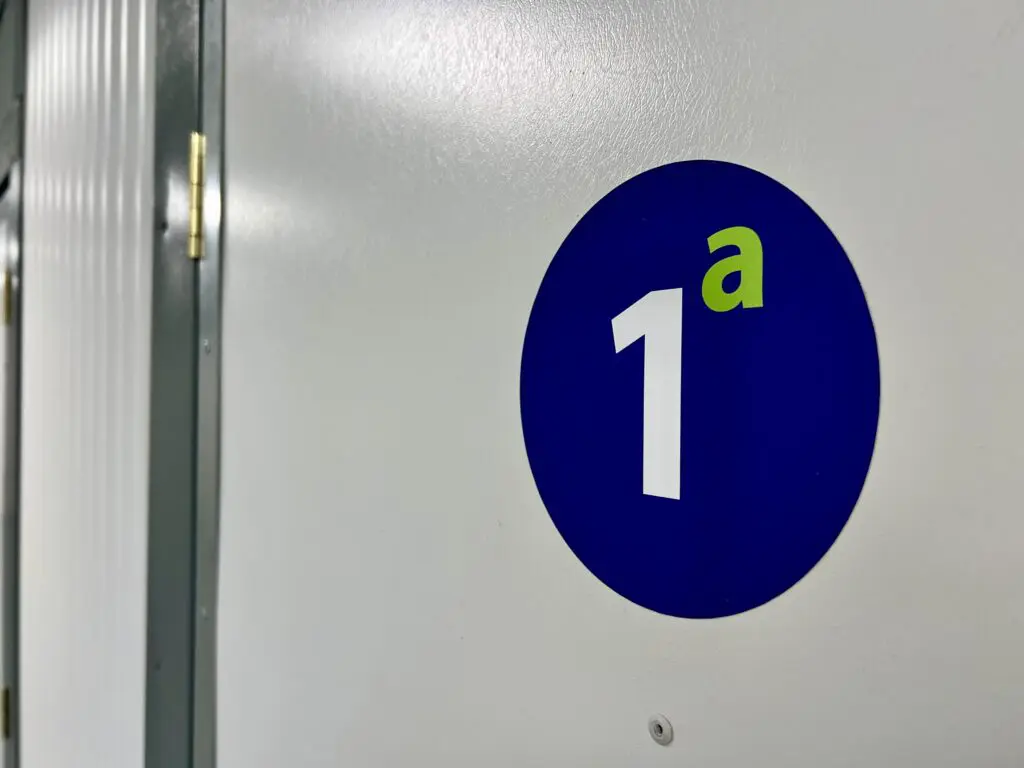 1a self storage sticker