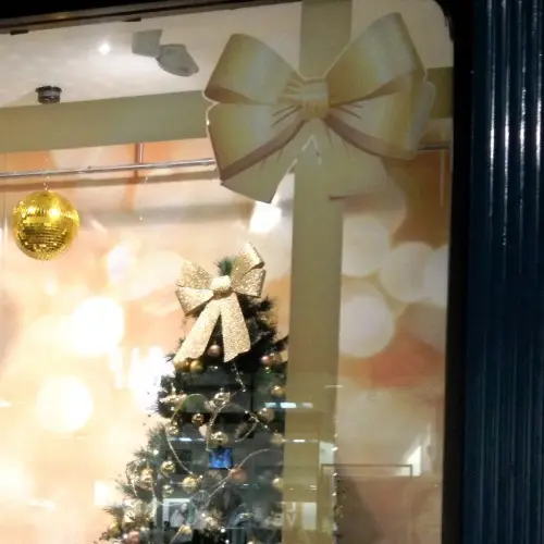 Christmas window stickers