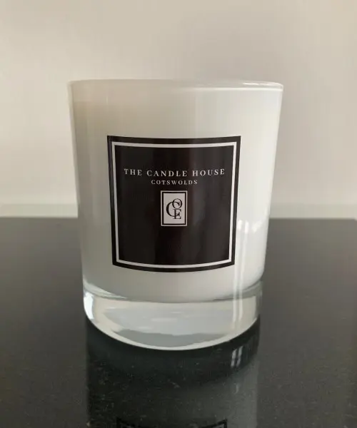 vinyl sticker for candle glassware