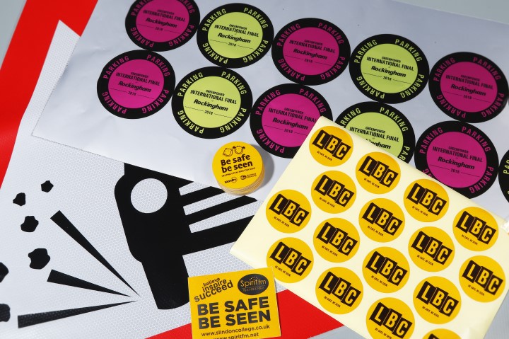 Reflective stickers for travel safety