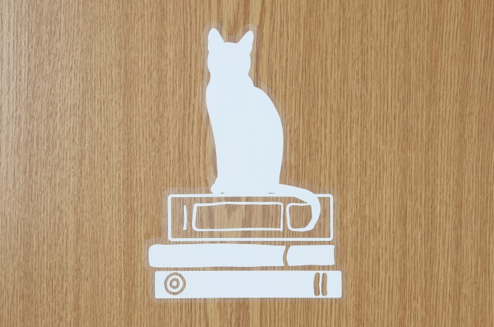 cat white sticker