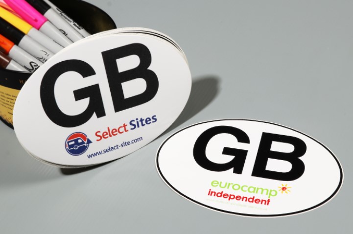 GB car bumper stickers