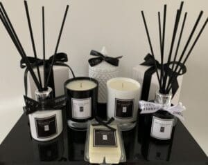 custom printed candle and soap labels