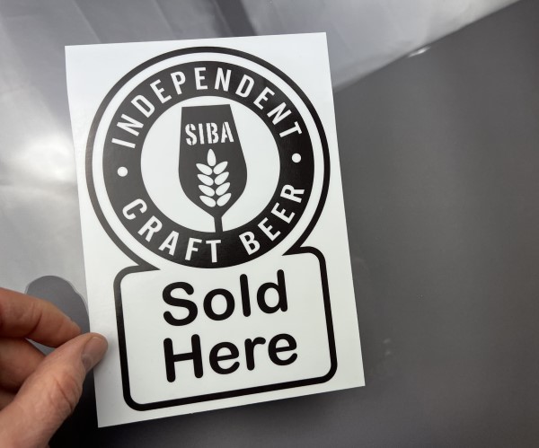 Vinyl sold here stickers for glass
