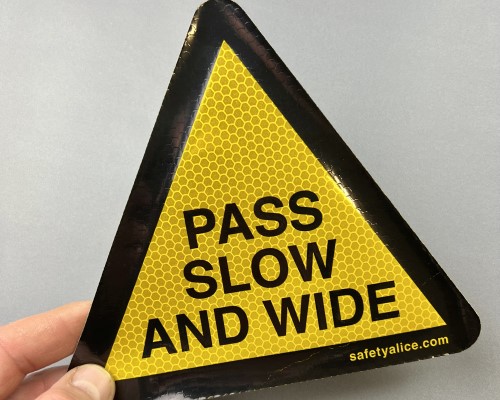 Reflective safety stickers